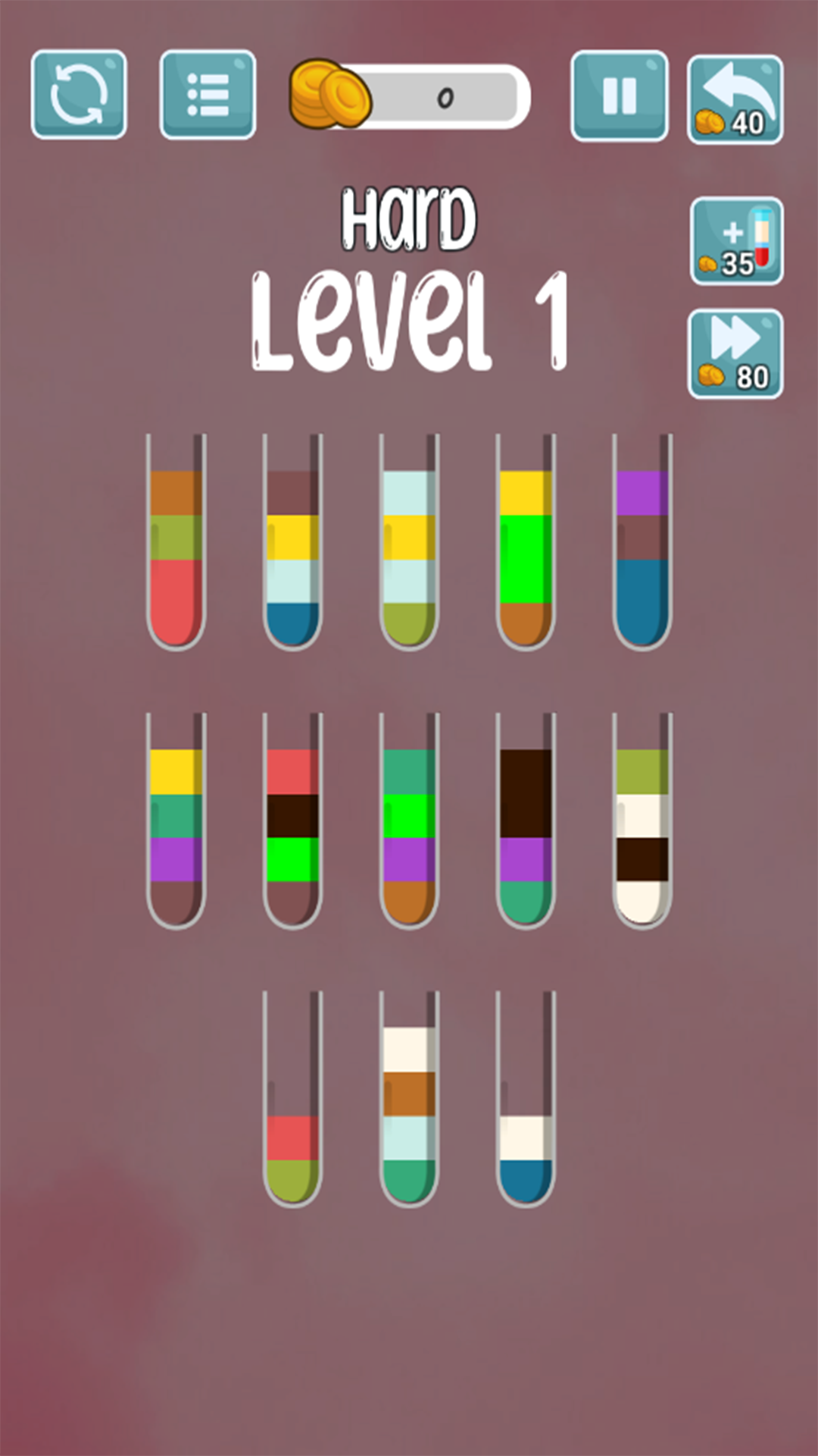 Cuplikan Layar Game Fill The Bottle