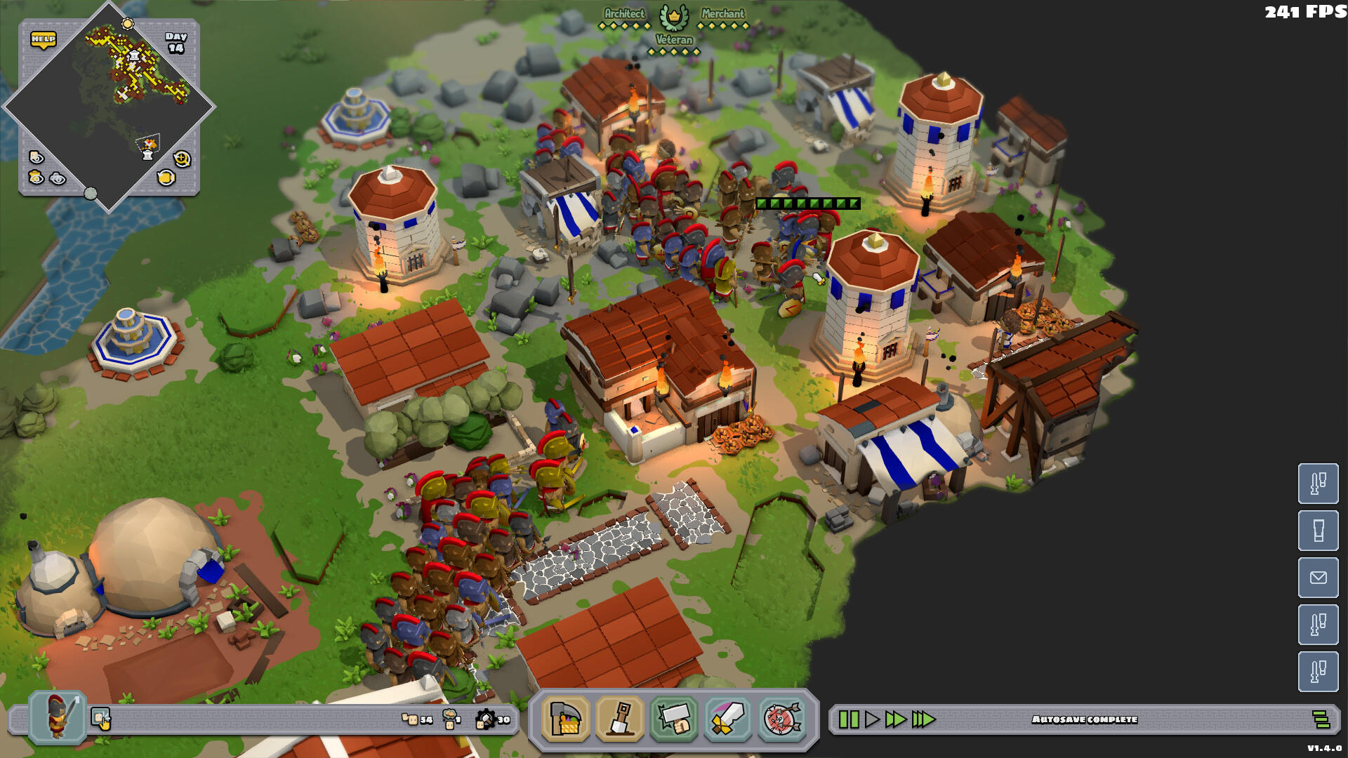 Plebs screenshot game