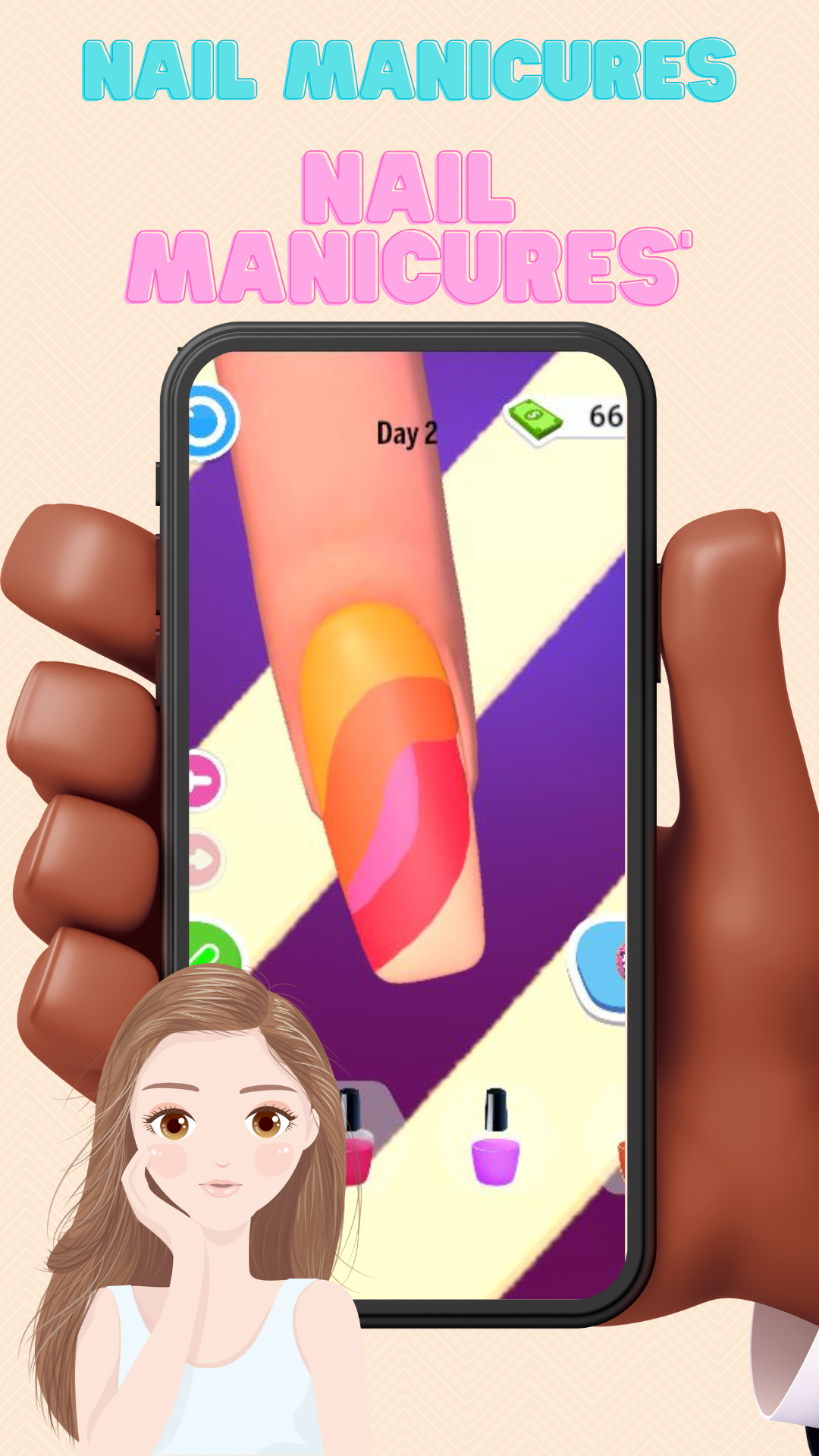 Jogo de pintar unhas salão de beleza 3D versão móvel andróide iOS apk  baixar gratuitamente-TapTap