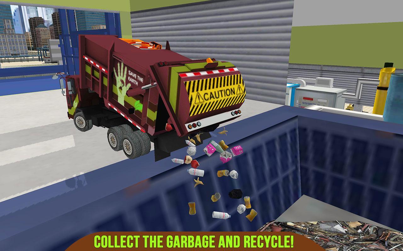 Garbage Truck & Recycling SIM Game Screenshot