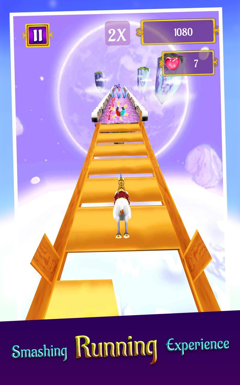 🦄 My little unicorn runner 3D Game Screenshot