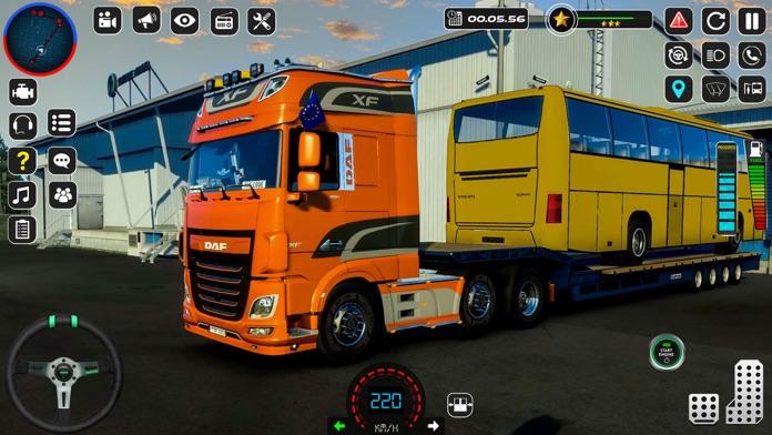 Euro Cargo Truck Driving Game Game Screenshot