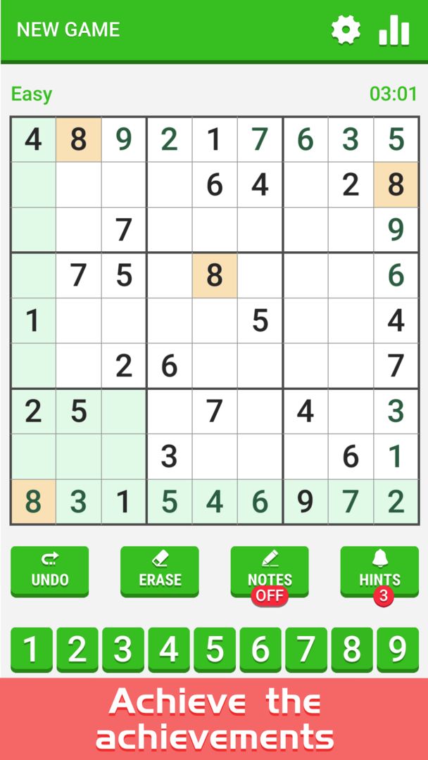 Sudoku Cube Free-经典益智游戏 ภาพหน้าจอเกม