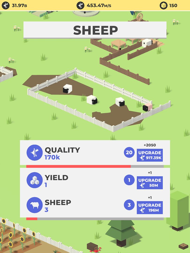 Screenshot of Idle Farmyard - Farming Empire
