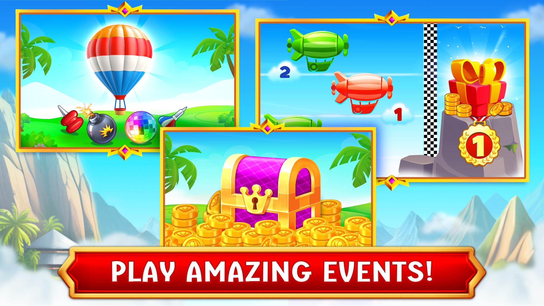 Balloon Pop: Match 3 Games Game Screenshot