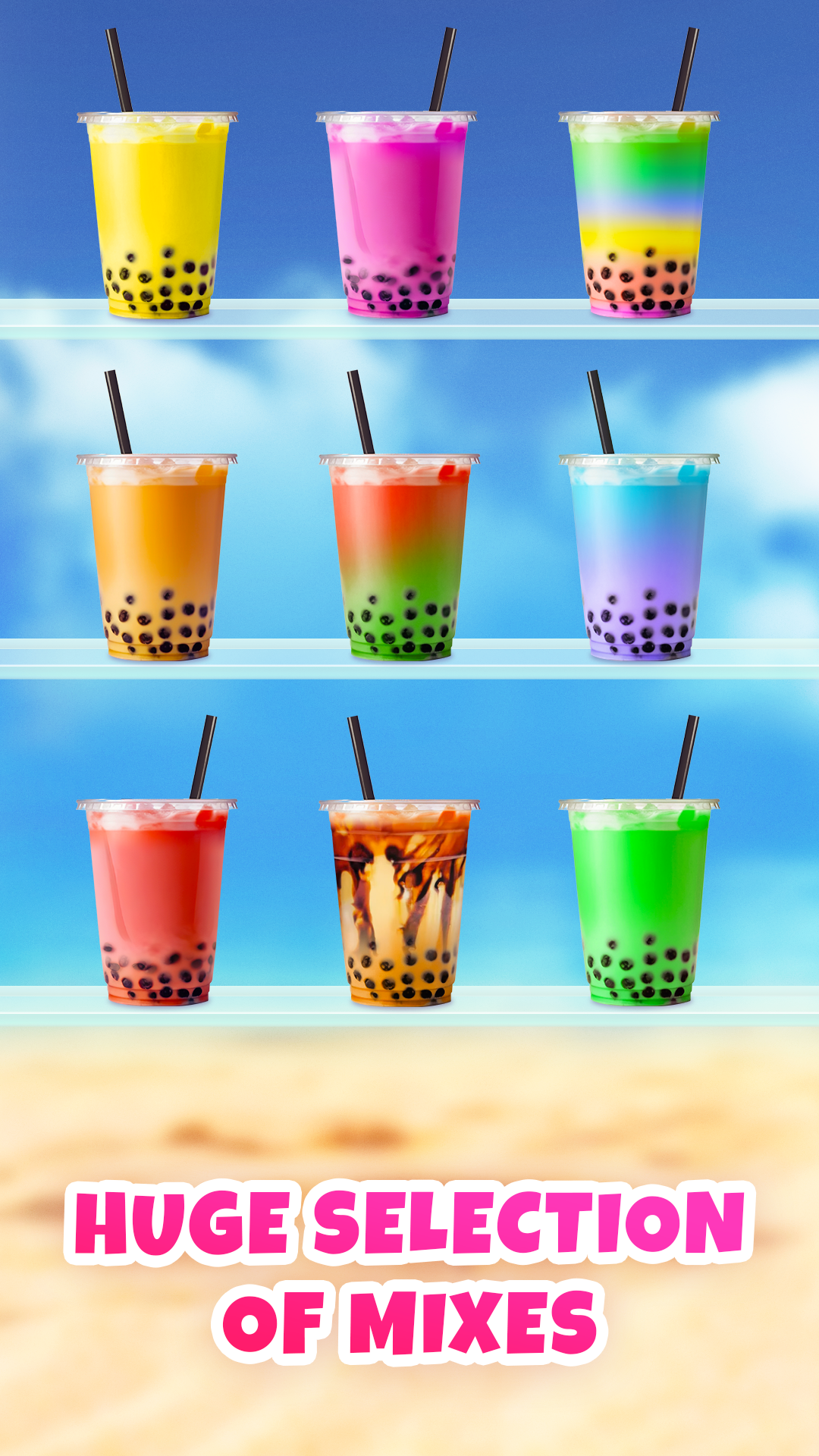 Boba Tea Milkshake Drink Joke screenshot game
