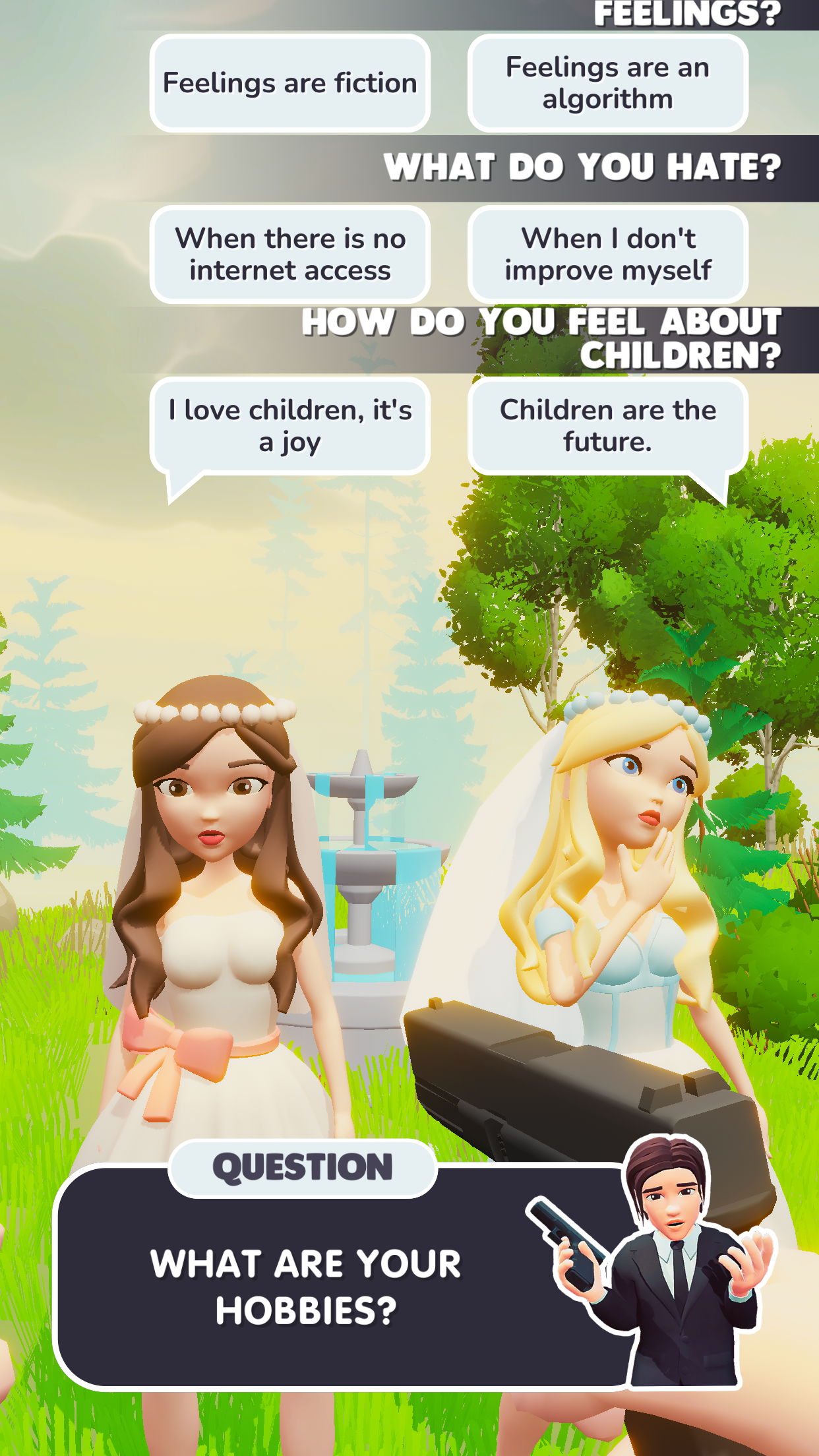 Guess Who's A Clone Game Screenshot