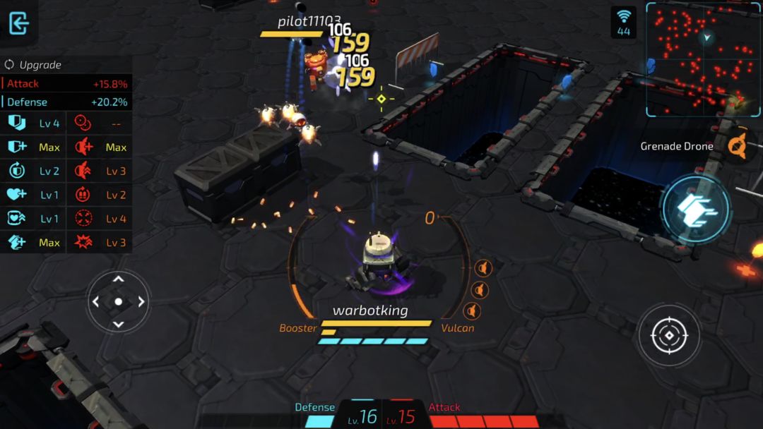 Screenshot of warbot.io