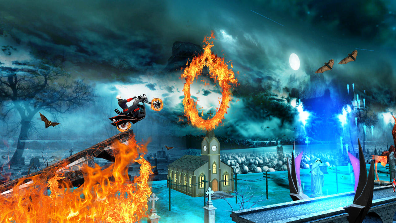Ghost Bike Rider - Bike Game Game Screenshot