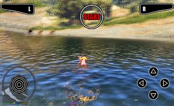 Pink Panther Sea Fighting Game Game Screenshot