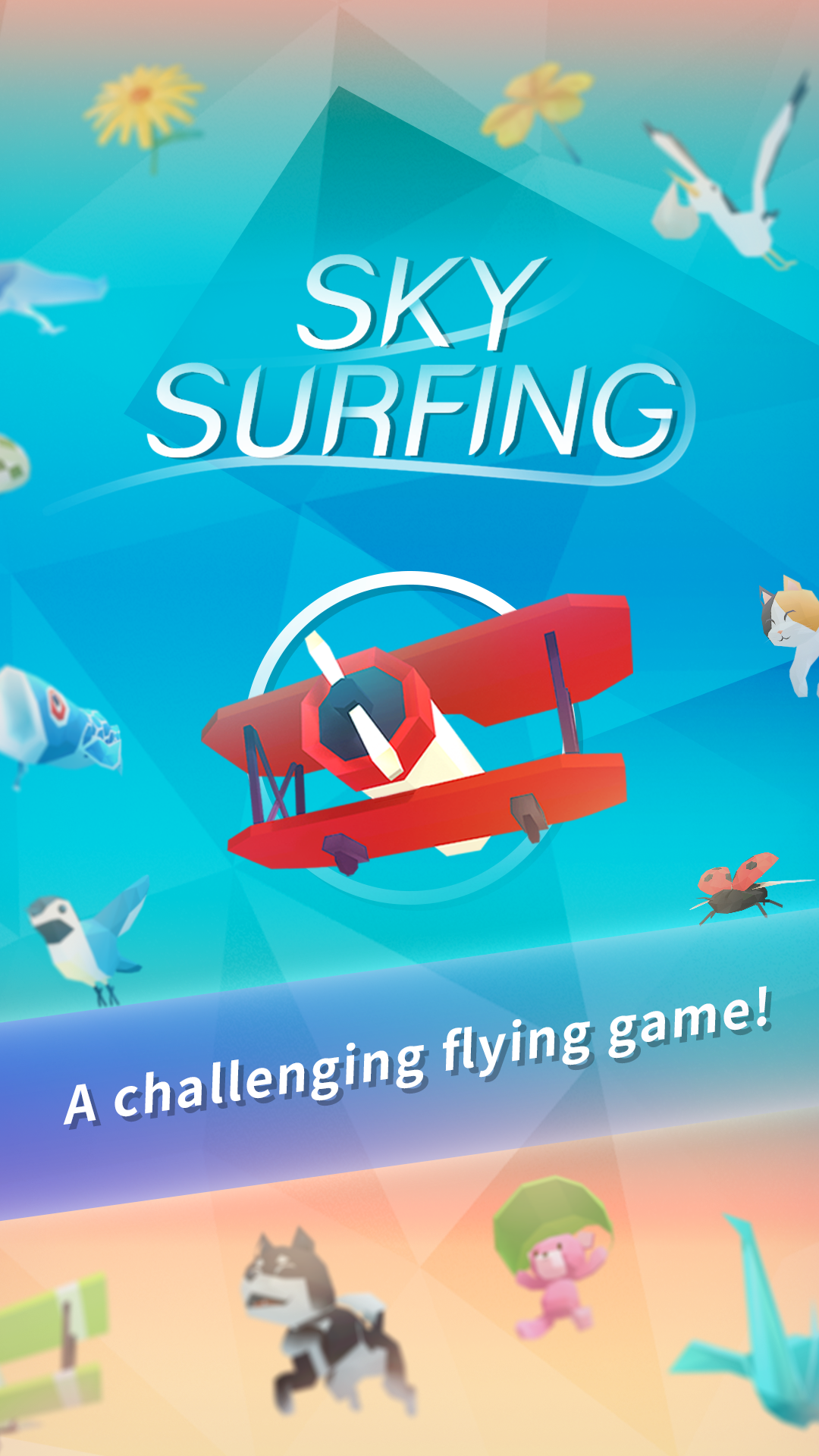 Sky Surfing Game Screenshot
