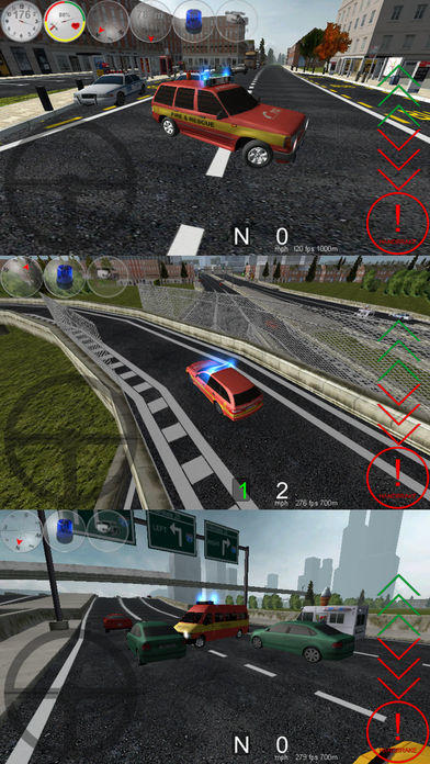 Captura de Tela do Jogo Duty Driver Firetruck FULL