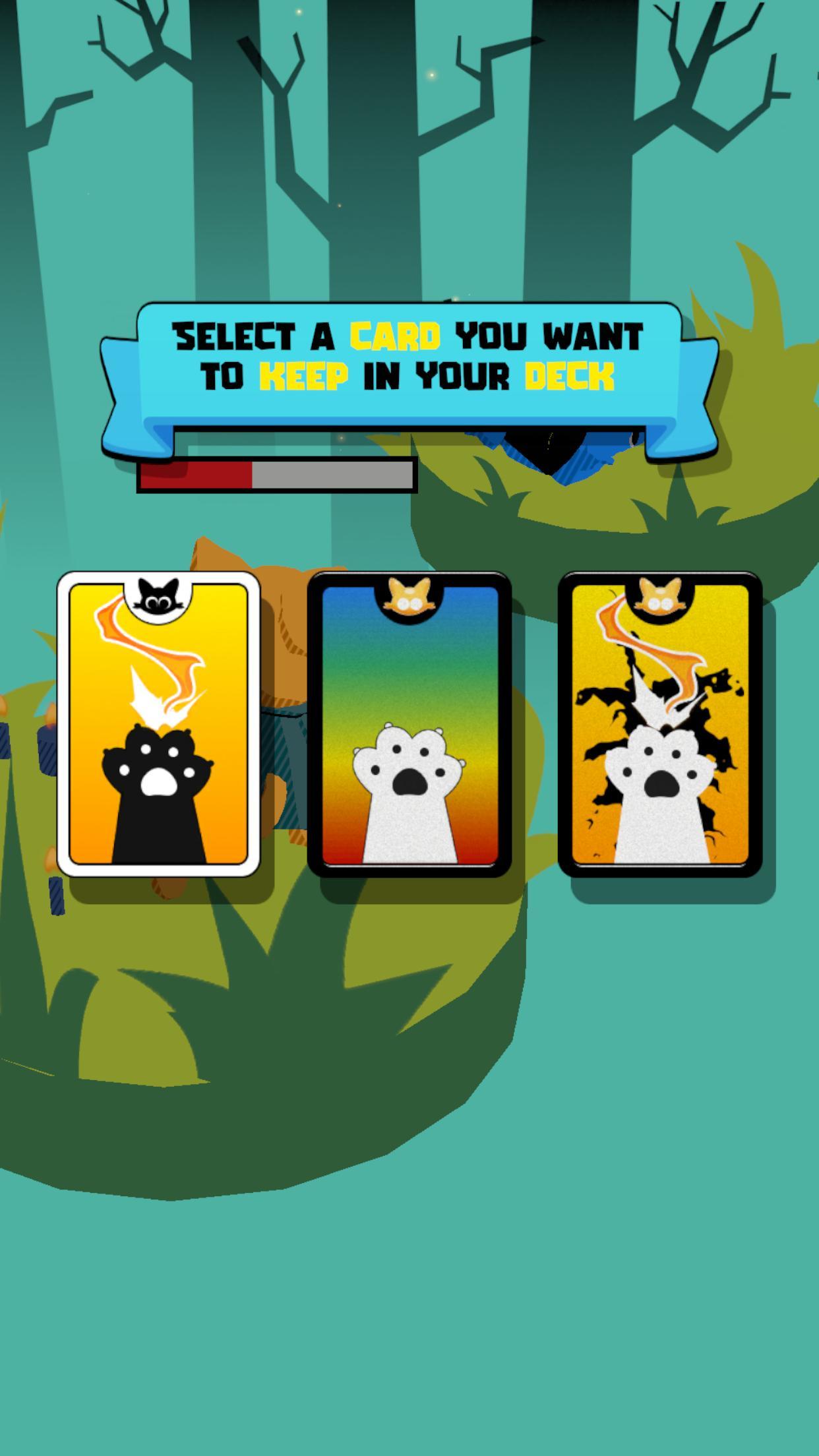 Cat and Cards Game Screenshot