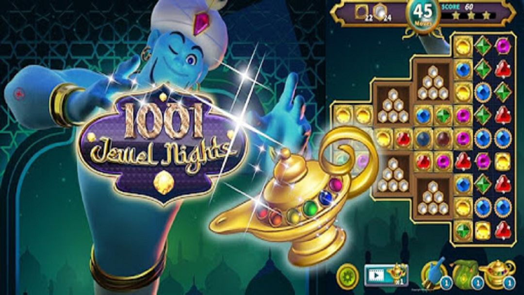 1001 Jewel Nights Match Puzzle遊戲截圖