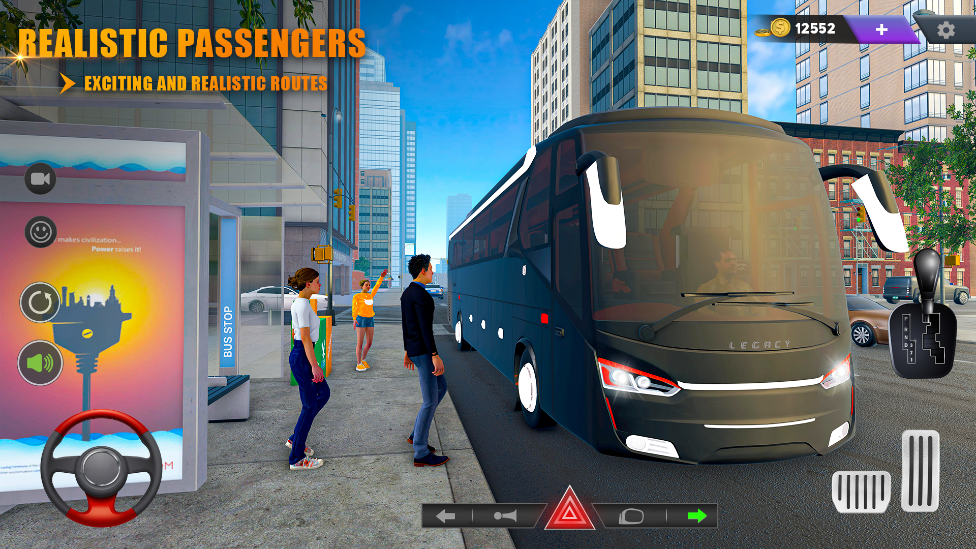 Bus Simulator - Coach Bus Game Game Screenshot