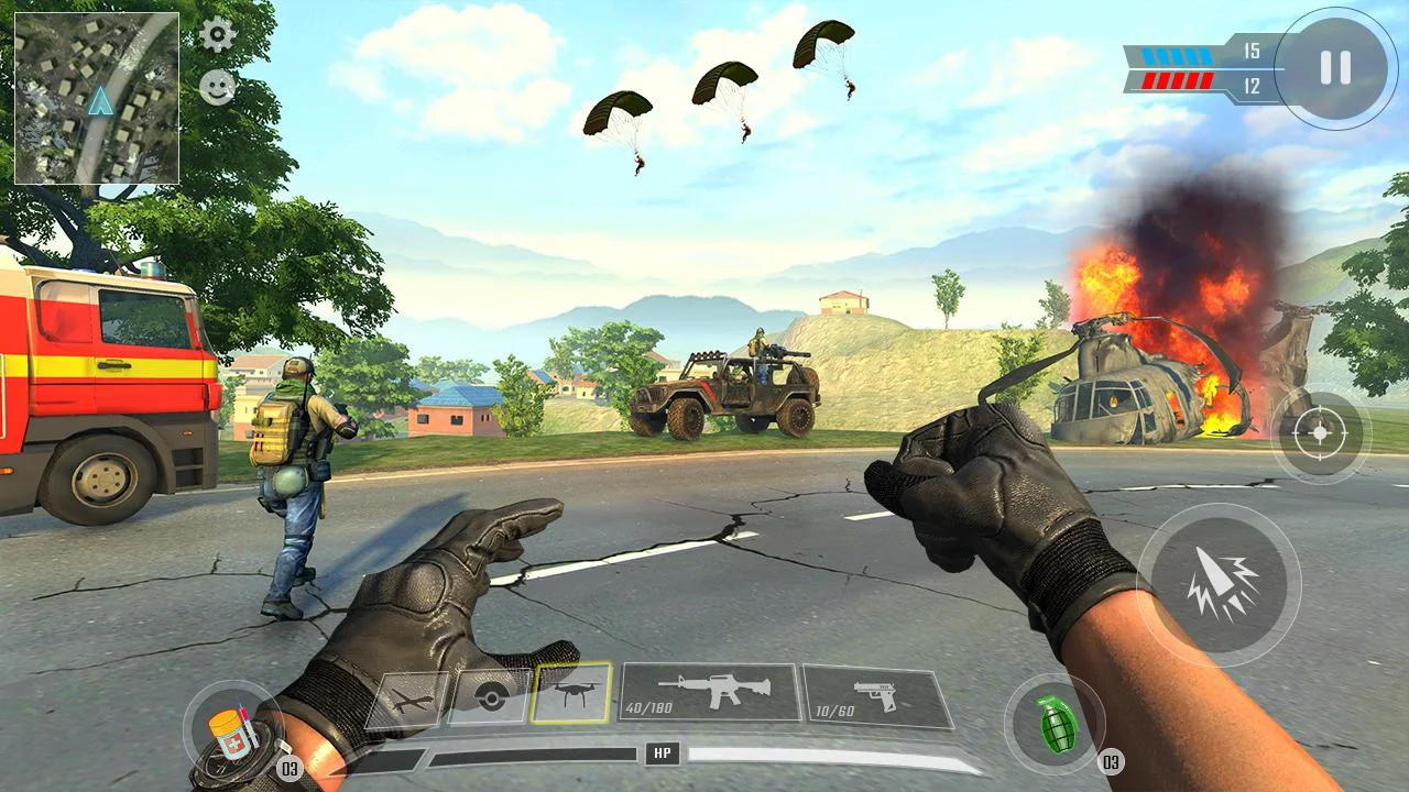 Cuplikan Layar Game Commando War Army Game Offline