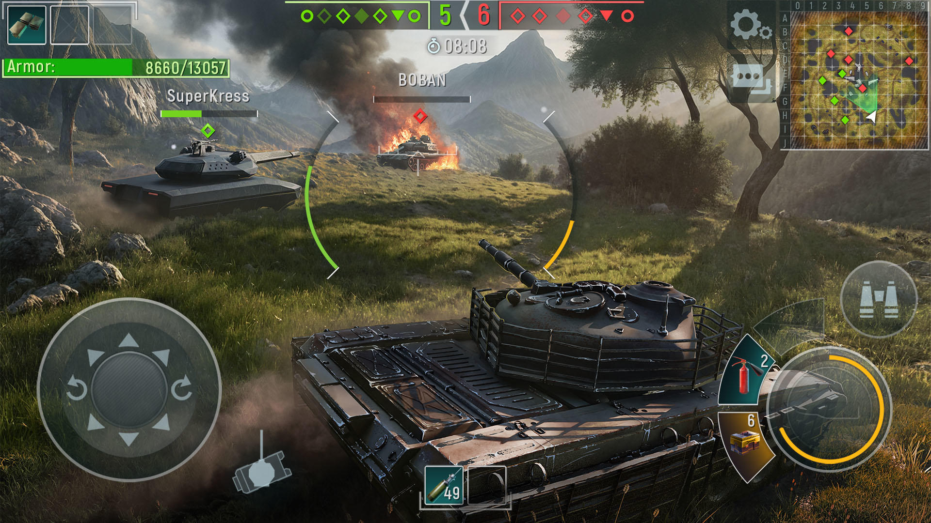 Tank Force Game Screenshot