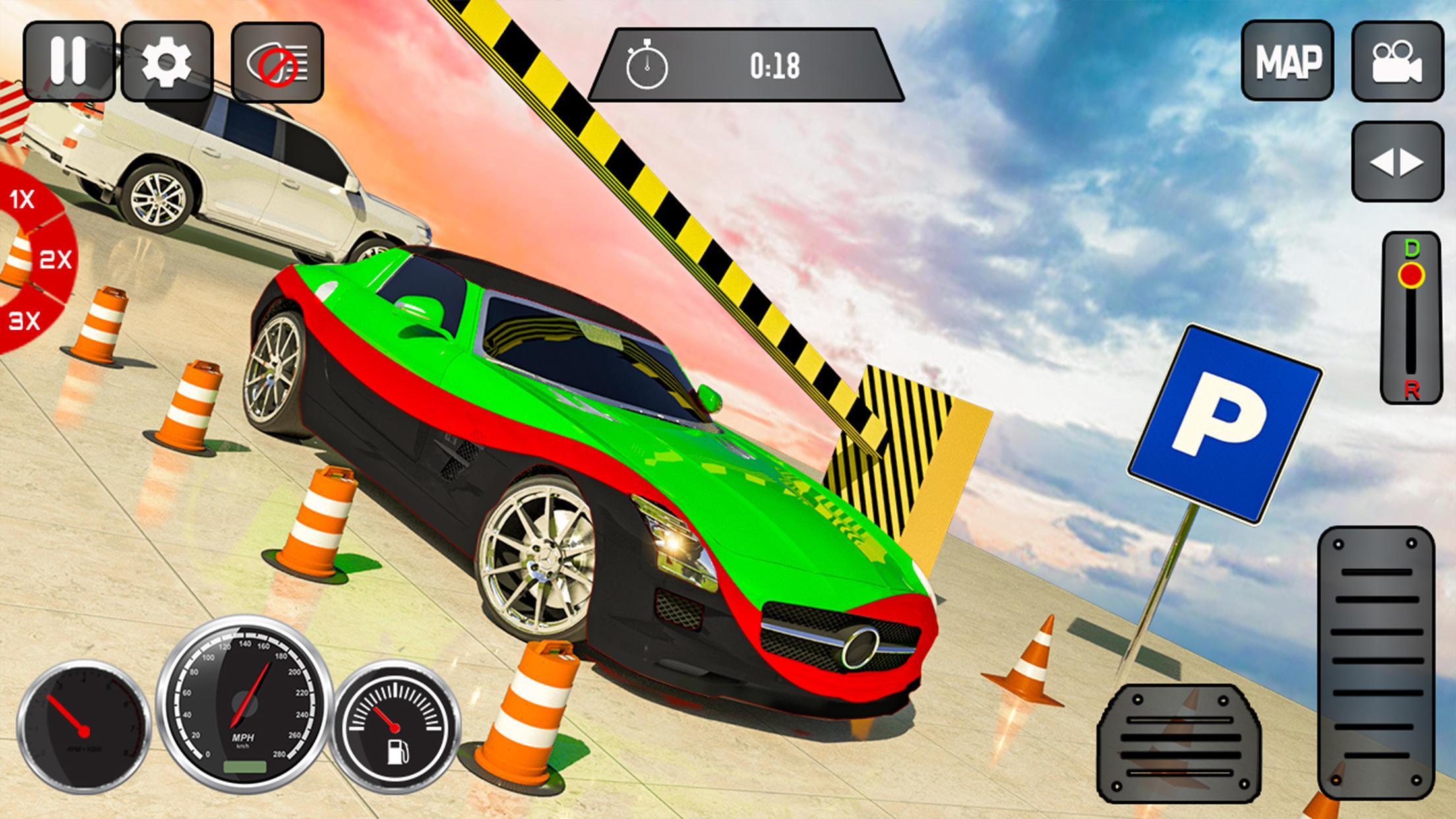 Ảnh chụp màn hình Epic Car Games: Car Parking 3d
