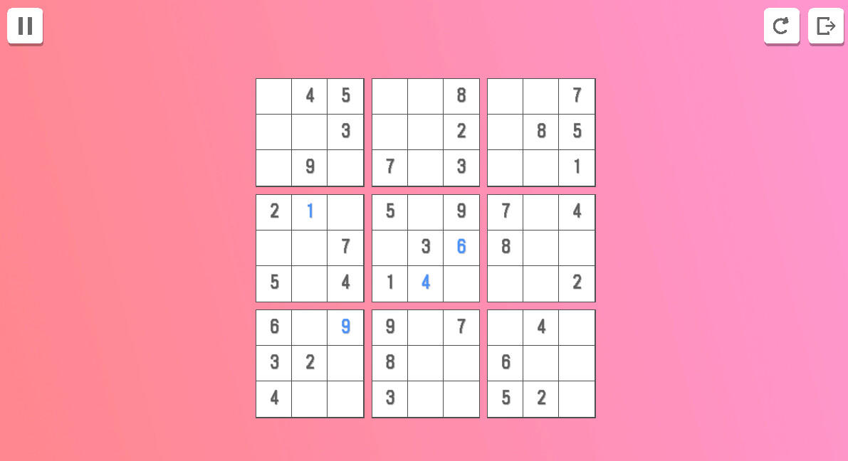 Contract sudoku ゲームのスクリーンショット