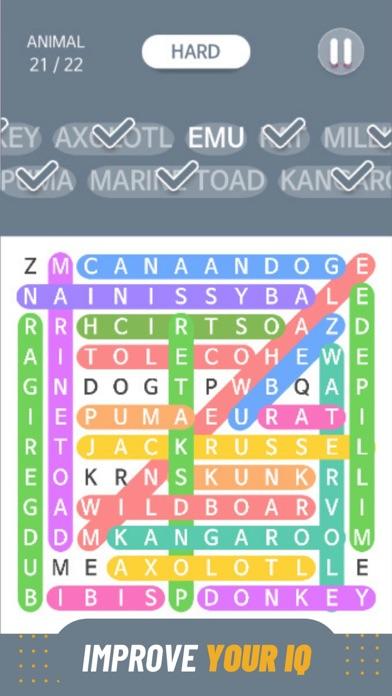 Captura de Tela do Jogo Word Search Finder - Fun Game