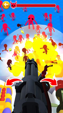 Pistol Guard: survive squad.io Game Screenshot