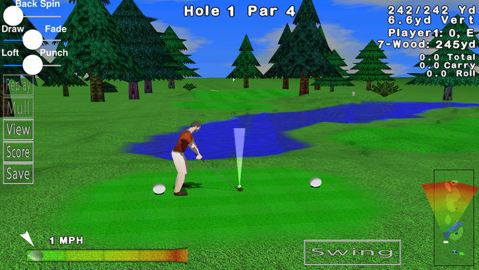 Captura de Tela do Jogo GL Golf Deluxe