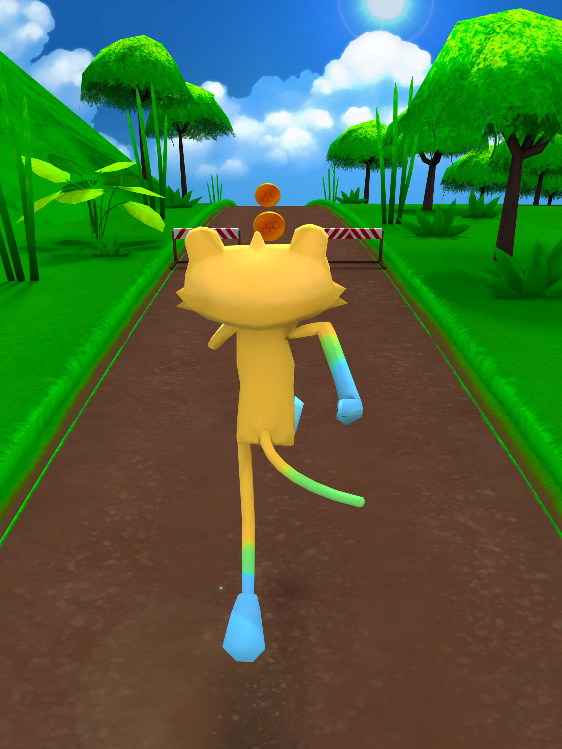 Endless Running Rio Game Screenshot