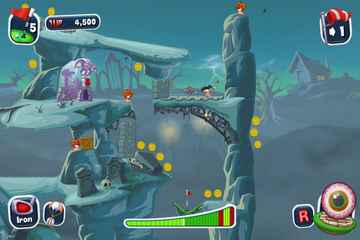 Worms Crazy Golf 遊戲截圖