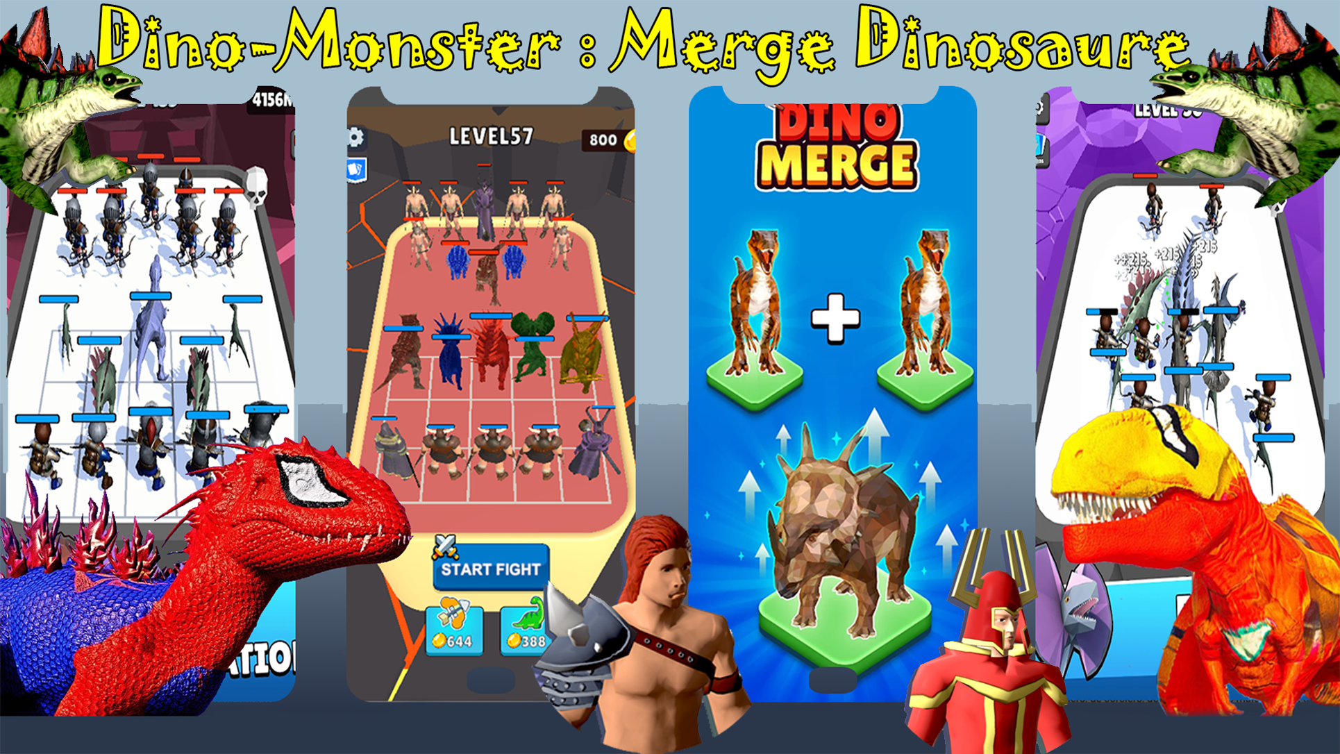 Merge Dino Monster dinosaurs 遊戲截圖