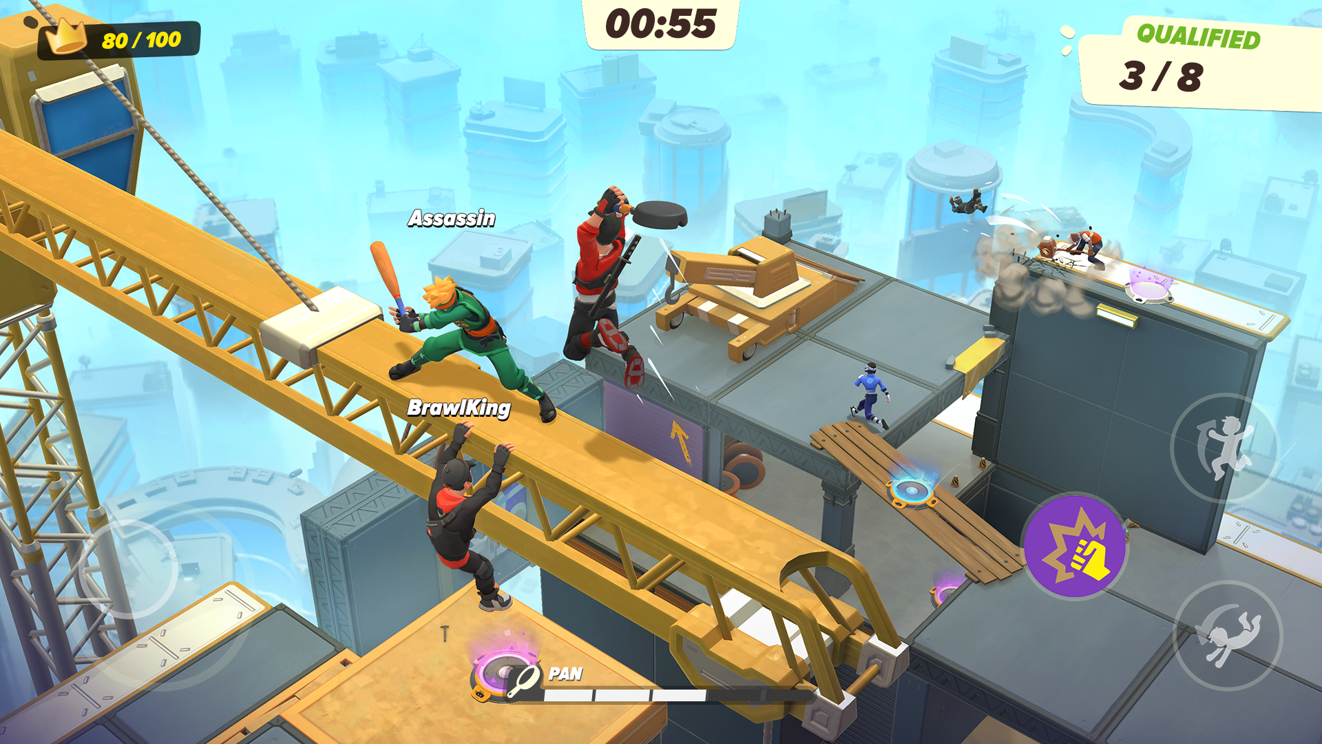 Ninja Party: Team Up & Brawl Game Screenshot