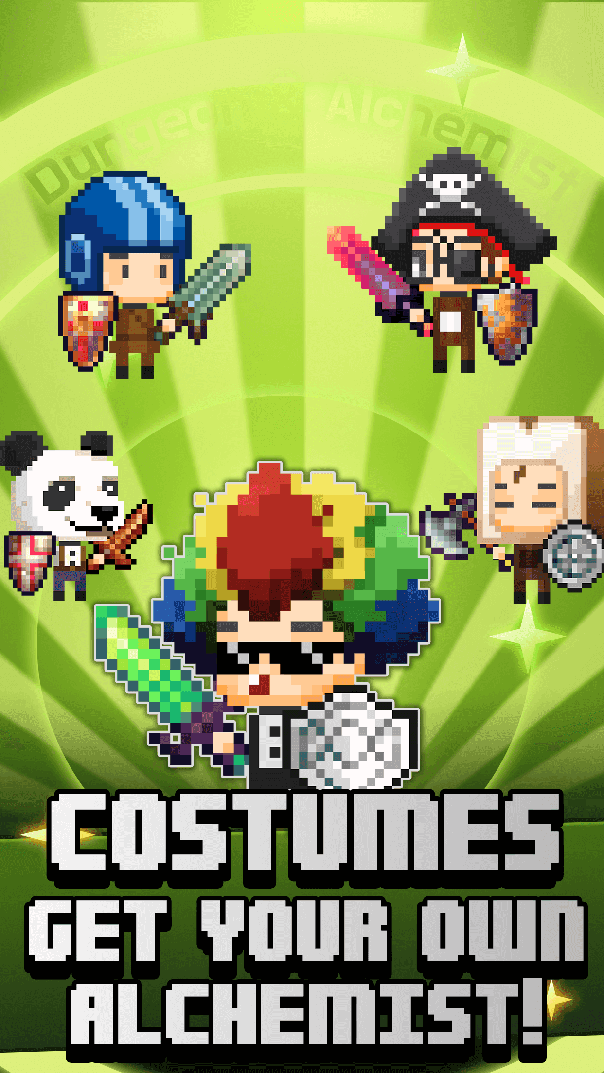 Dungeon & Alchemist Pixel RPG Game Screenshot