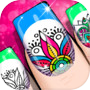 Nail Salon Coloring Book - Nail It Color & Design