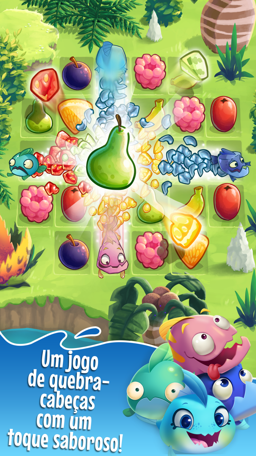 Captura de Tela do Jogo Fruit Nibblers