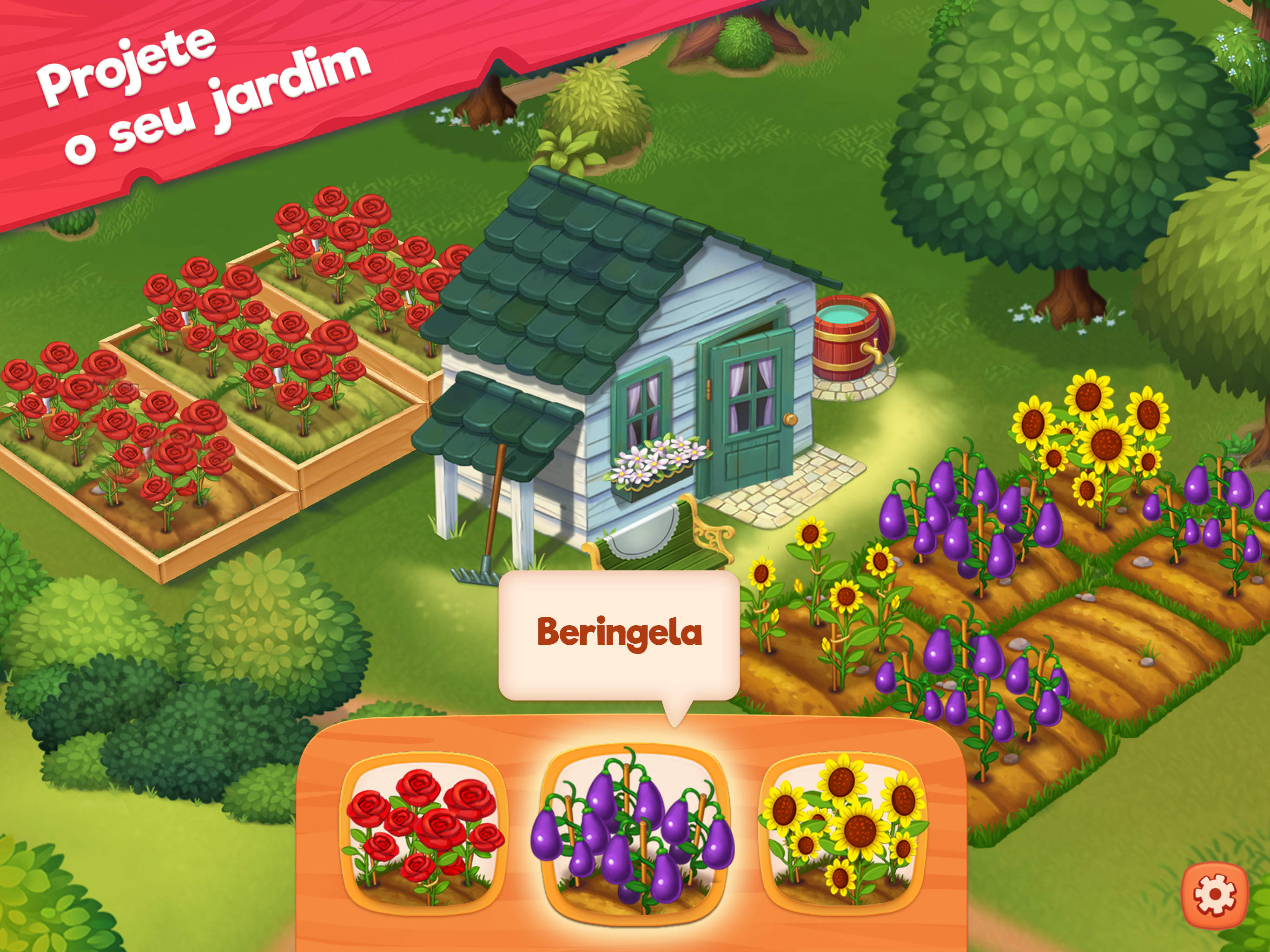 Captura de Tela do Jogo Delicious B&B: Decor & Match 3