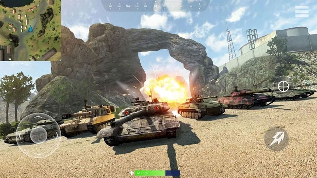 坦克集结战遊戲截圖