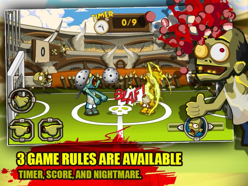 Screenshot of Zombie Smashball
