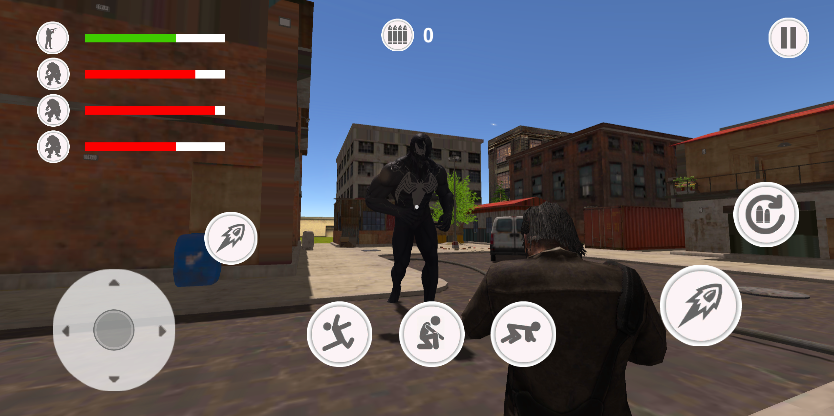 Screenshot of Venom Horror Simulator Game