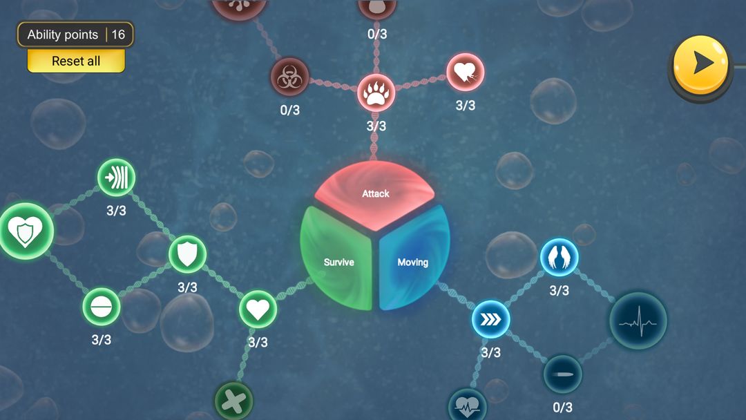 Spore Evolution–Microbes World ภาพหน้าจอเกม