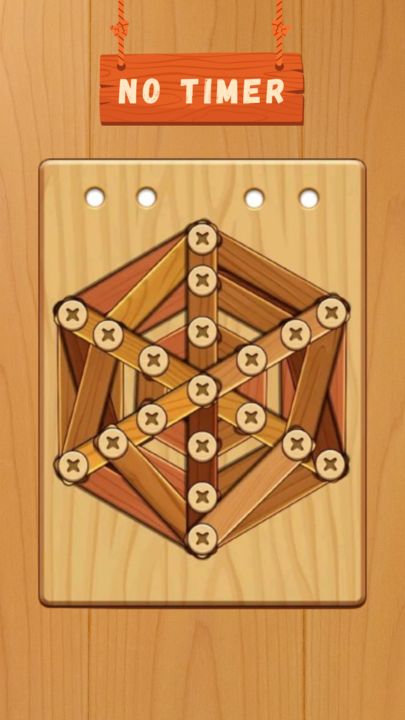 Unscrewing Wood: Screw Puzzle Game Screenshot