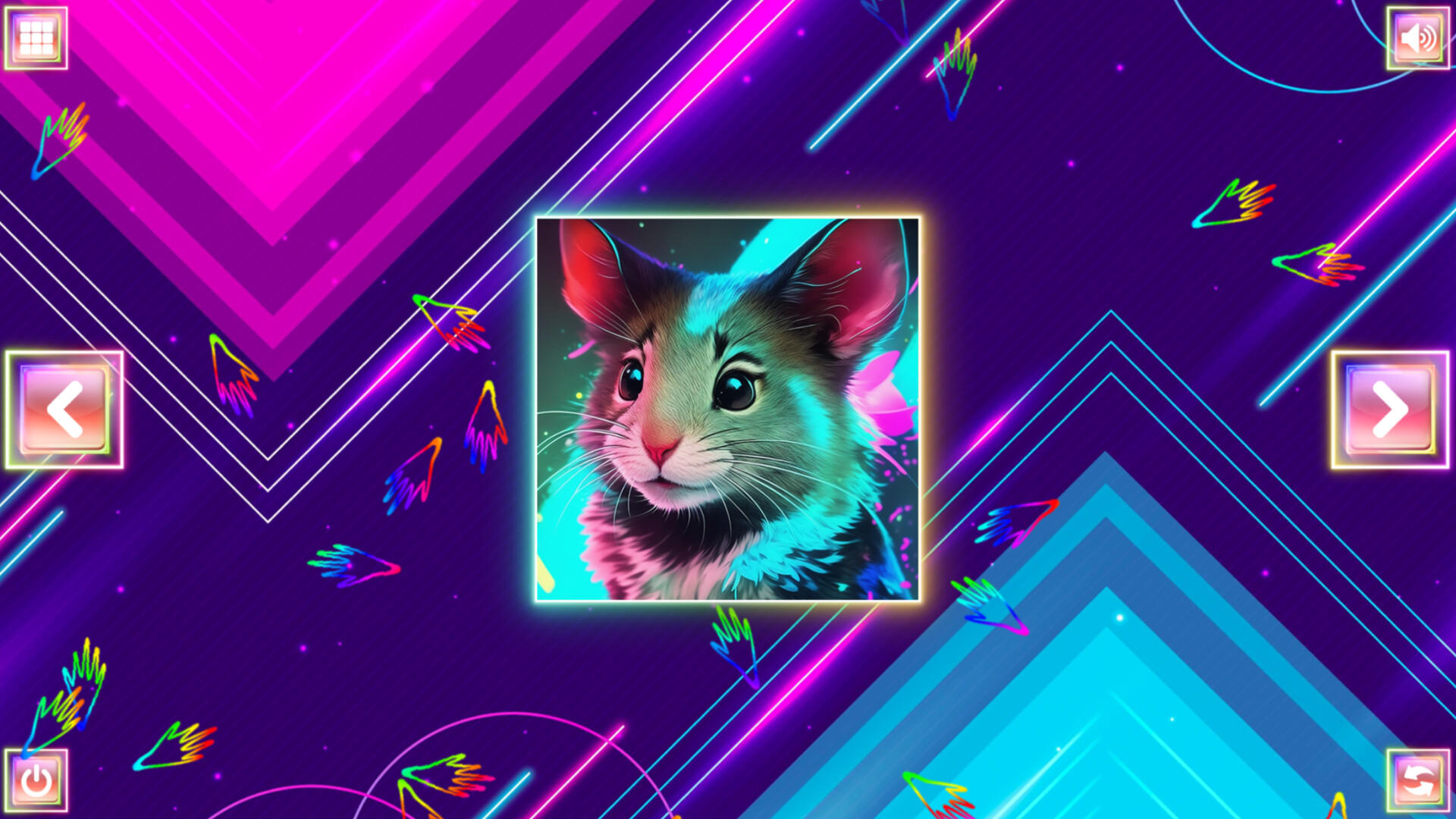 Neon Fantasy: Rodents screenshot game