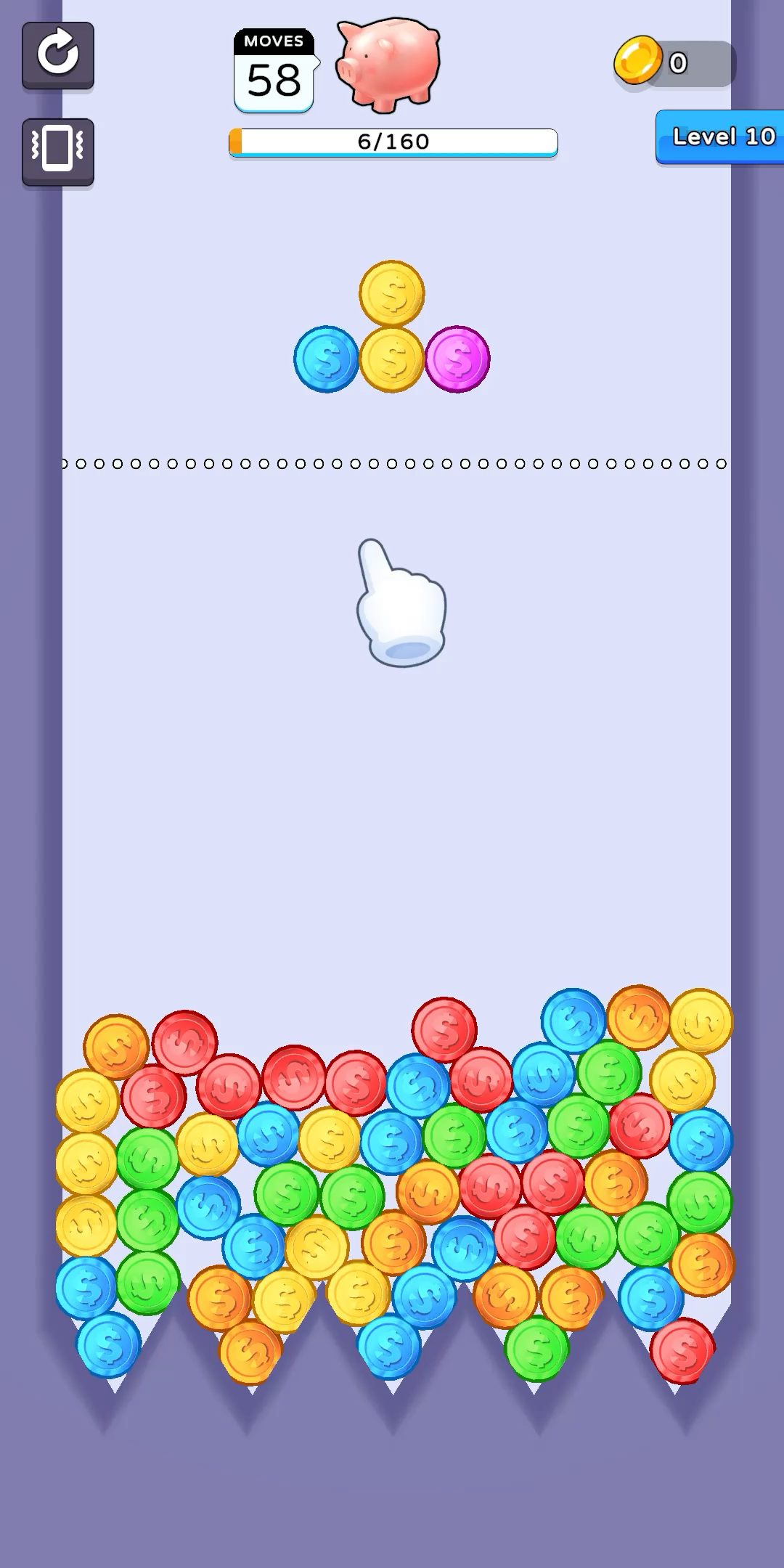 Coin Drop : Coin fever Game Screenshot