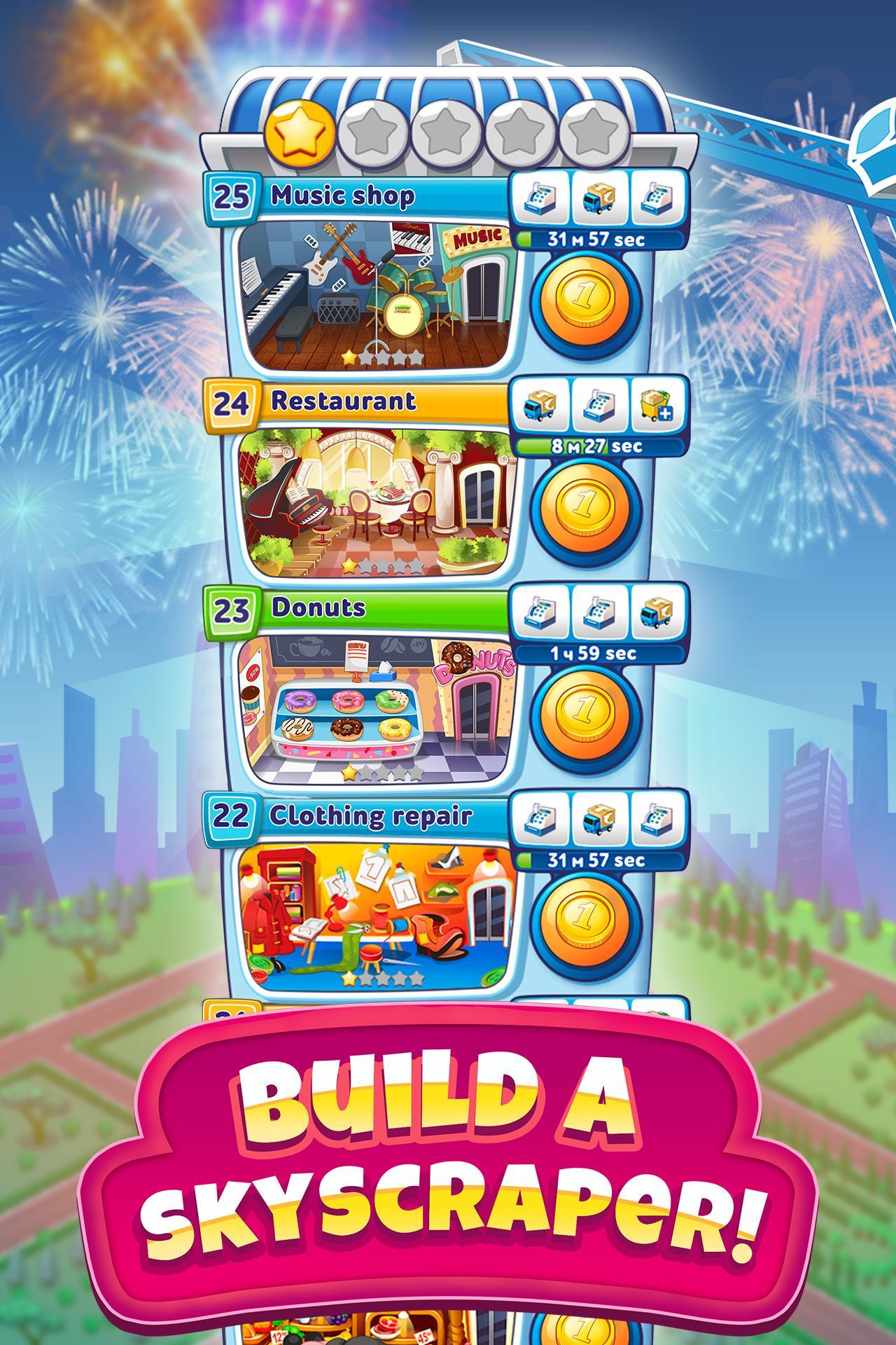 Pocket Tower－Hotel Builder Game Screenshot