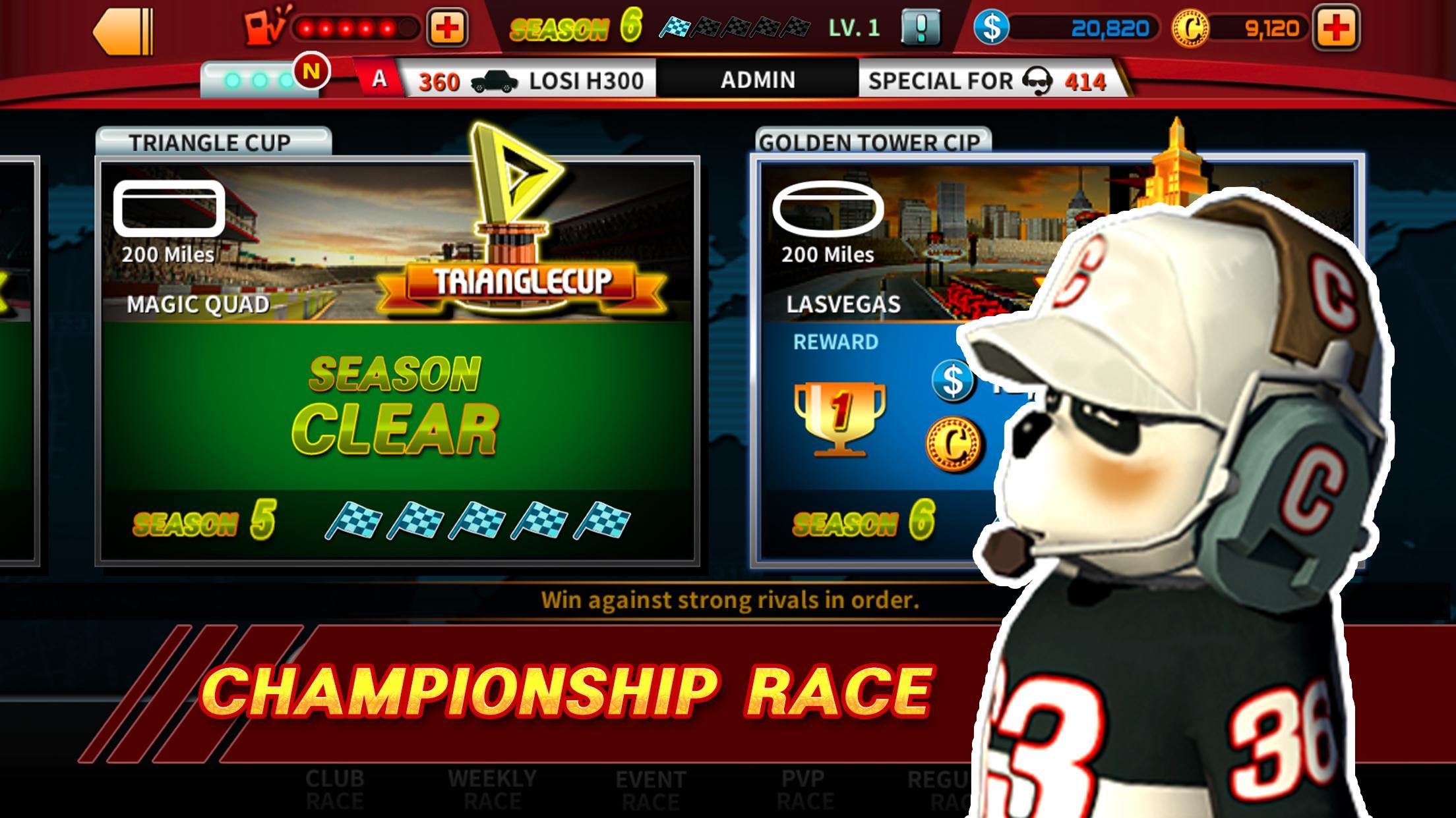 Cuplikan Layar Game Pit in Racing