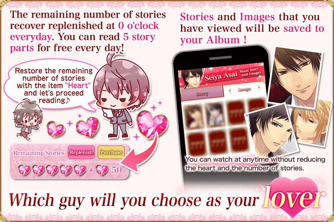 Love Plan: Otome games english free dating sim遊戲截圖