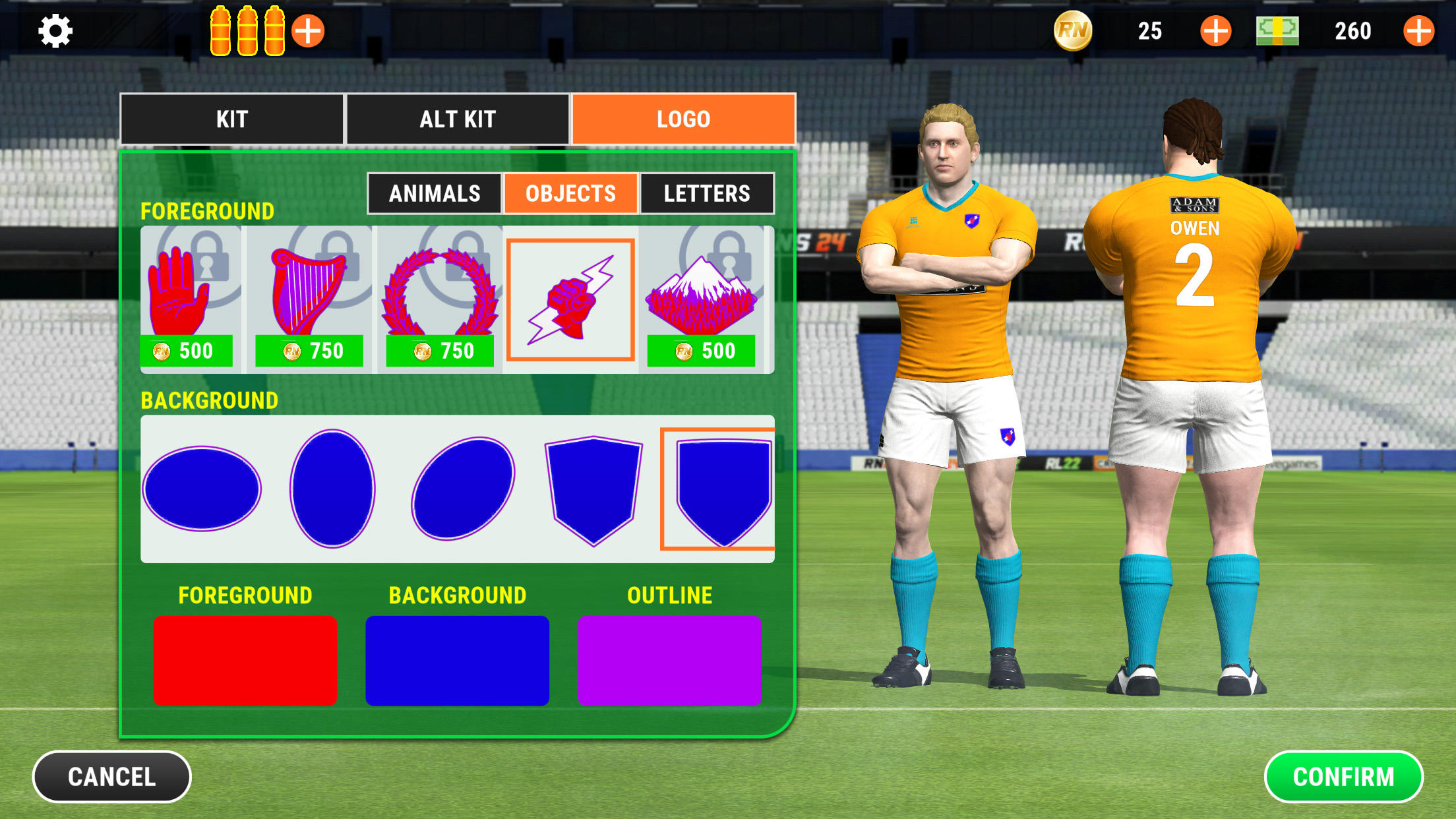 Rugby Nations 24 screenshot game