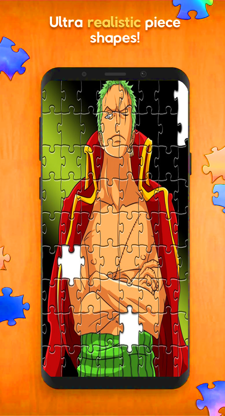 Screenshot of Roronoa Zoro Jigsaw Puzzle