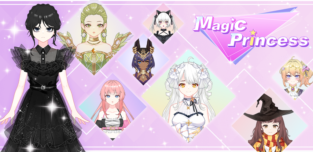 Banner of Magic Princess: Dress Up Games 