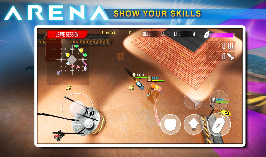Screenshot of Arena.io Cars Guns Online MMO