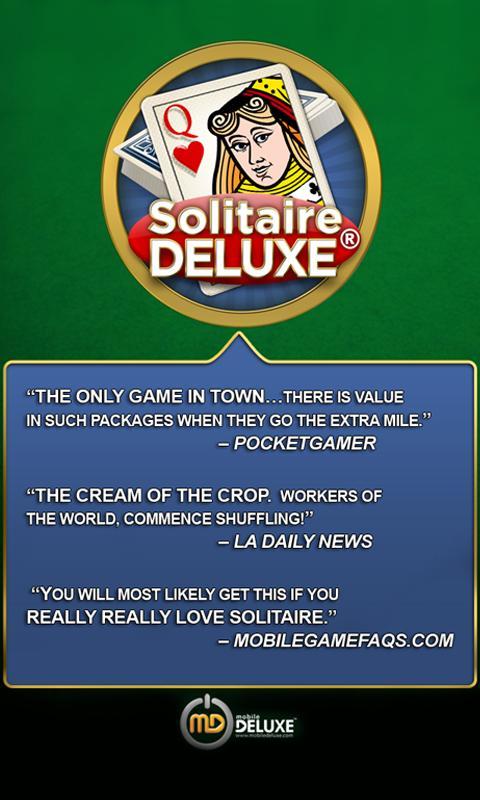 Solitaire Deluxe® (Ad-Free) Game Screenshot