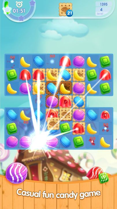 Screenshot 1 of Cookies Smash:Candy Match 3 2.0.0